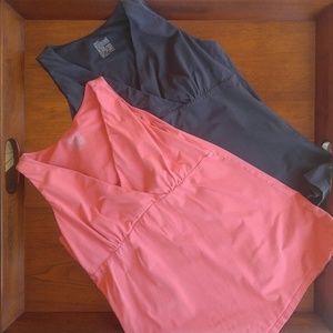 2 Nursing Tanks W/Built in Support